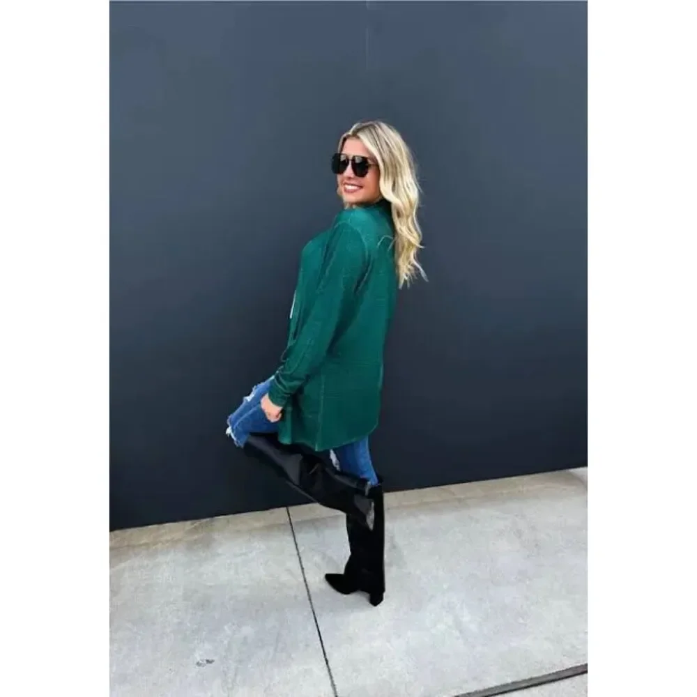 Blakeley Lola Fall Cardigan - Green - Picture 2 of 2